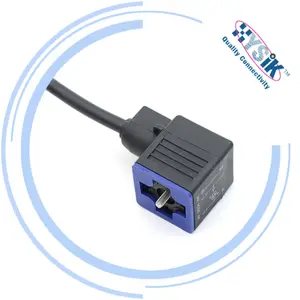 EN 175301-803 DIN 43650 Cable moldeado 18mm forma un solenoide conector