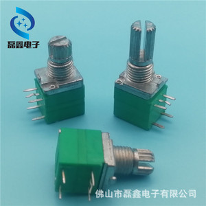 Potenciómetro Rotatorio RV09 de 5 Pines con Interruptor, Sellado, Resistente al Agua y al Polvo, B10K B50K B100K - Product Image 1
