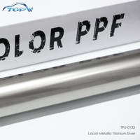 Film de protection de peinture (PPF) couleur TPU TopW 500+ couleurs, auto-réparant, haute brillance, garantie 10 ans