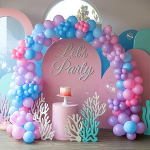 Globos <span class=keywords><strong>de</strong></span> Látex en Tonos Pastel Rosa Perla, Morado y Azul para Baby Shower, Revelación <span class=keywords><strong>de</strong></span> Género, Cumpleaños <span class=keywords><strong>de</strong></span> Sirena, Boda, Decoraciones para Fiestas <span class=keywords><strong>de</strong></span> Princesas - Product Image 3
