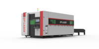 Machine de découpe laser fibre CNC à double table 3000W à couverture intégrale, refroidie par eau, avec contrôle Cypcut et servomoteur Yaskawa AI