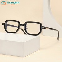Nouvelles lunettes de lecture anti-lumière bleue Everglint Optical, monture rétro plate, anti-radiation, pour ordinateur et téléphone portable