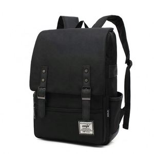 Sac à dos promotionnel en toile avec poignées souples, grande capacité pour ordinateur portable, adolescents, école, loisirs, couleur unie - Product Image 2