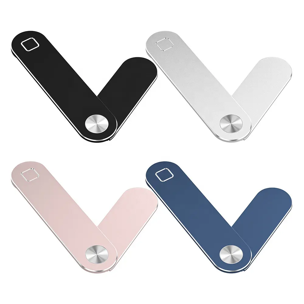 Accessoires d'ordinateur en aluminium de vente chaude support magnétique pliant bâton au support de téléphone portable à montage latéral pour ordinateur portable