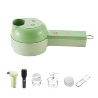 Agente de Dropshipping para Shopify, Cortador de Verduras Eléctrico Multifuncional 4 en 1 de Plástico, Rebanador, Picador, Juego de Utensilios de Cocina 2025