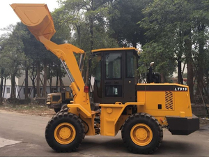 Mini-chargeuse sur pneus 1,2 tonne LT918, taille compacte, godet 0,8 m³, pour petites exploitations agricoles, entrepôts, machines de construction, prix usine - Product Image 2