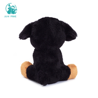 Poupée Rottweiler souple personnalisée en peluche Jouet adorable pour bébé avec rembourrage en coton PP
