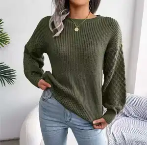 Stockpapa 2 Color suéteres casuales de mujer ropa al por mayor