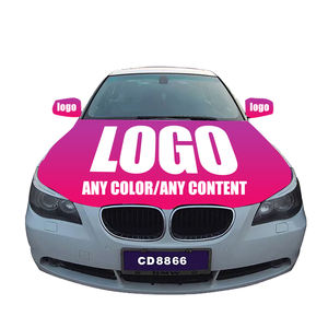 Cubierta de coche de poliéster 100% personalizada con espejo retrovisor llamativo eliminado cubierta de capó resistente a la decoloración no deja rastro - Product Image 1