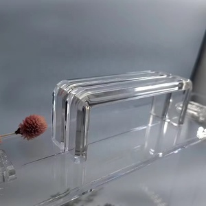 Tùy chỉnh hình chữ nhật lớn <span class=keywords><strong>lucite</strong></span> có thể khóa hộp với xử lý rõ ràng Acrylic lưu niệm hộp với khóa không thấm nước Acrylic Mang trường hợp - Product Image 5