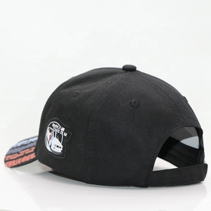 Venta al por mayor anillo circular deportes sombrero/Logotipo de bordado personalizado mano tejido negro deportes <span class=keywords><strong>cap</strong></span>/sombrero - Product Image 4