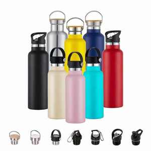 Bouteille d'eau isotherme en acier inoxydable Lingyue, 350-1000 ml, garde le froid 24h et le chaud 12h, idéale pour la gym et la randonnée - Product Image 4