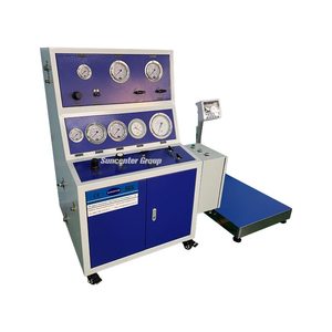 Automatische pneumatische Hochdruck-Stickstoff-FM200-Feuerlöscher-Füllmaschine mit elektronischer Präzisions waage - Product Image 3
