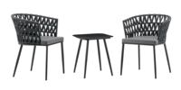 Chaise d'extérieur au design unique, moderne, imperméable, pour le jardin, mobilier de jardin, table basse en rotin, ensembles de chaises de jardin