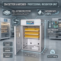 Incubateur et éclosoir entièrement automatique pour œufs de perroquet, poulet, canard, caille et autres oiseaux
