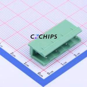 KF2EDGV-7.5-4P Plug-in Terminal Block Through hole,P=7.5mm Connector Board-to-Board / Socket - Open 1x4P 7.5mm Green - Product Image 1