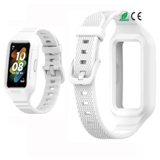 Smartwatch Wristband Breathable Adjustable Sport Bracelet Watch Band TPU Wristband Strap for Huawei Band 10 9 8 7 6