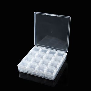 Caja transparente para aparejos de pesca con 16 compartimentos, estuche de almacenamiento con divisor cuadrado para accesorios y tarjetas de armadura - Product Image 5