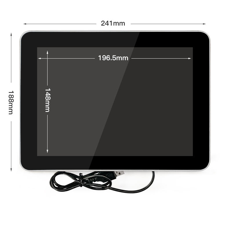 Wholesale 9.7 Inch PCAP Industrial LCD Monitor Capacitive Touch USB IPS HD-MI VGA BNC Input EEIT VESA Mount XP/7/8 Kiosk