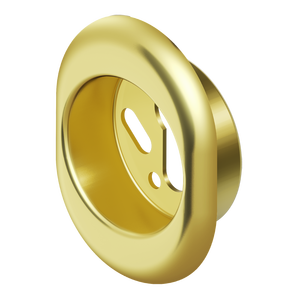 DISEC <b>MAGNETIC</b> DEFENDER <b>PLATE</b> mm 25h - Polished Brass Color - Product Image 1