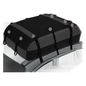 Sac de toit pour bagages en tissu Oxford imperméable de grande capacité, porte-bagages de toit, sac de transport portable pour voiture, équipement de plein air, sac de transport - Product Image 1