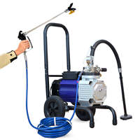 Pistolet de peinture sans air pour peinture à l'émulsion, au latex et aux huiles, équipement de peinture électrique, machine de pulvérisation murale