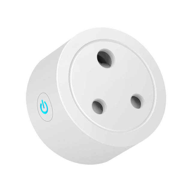RSH Tuya WiFi Smart Plug White ABS Intelligent Socket with Remote Control Alexa & Google Home Compatible CE for