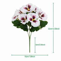 Fleur artificielle réaliste en soie PU, orchidée Phalaenopsis à 5 branches, tige unique, 9 couleurs, pour décoration intérieure, mariage, extérieur, vente en gros
