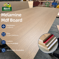 Panneau MDF mélaminé 18 mm 1220x2440 mm (4x8 pieds) de qualité mobilier pour armoires de cuisine et placards - Fournisseur d'usine