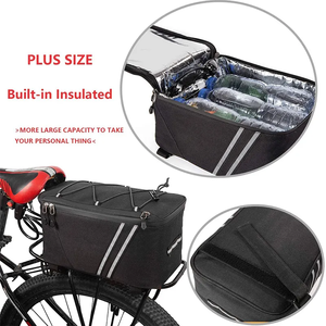 Bolsa de refrigeración para maletero de bicicleta con aislamiento impermeable, bolsa de ciclismo, estante trasero, bolsas para alforjas de bicicleta, cajas - Product Image 5