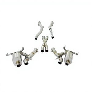 Tubo de Escape Trasero de Acero Inoxidable con Acabado Espejo de 1.5mm para Ferrari 812 Superfast/Competizione/GTS 6.5L V12, Tipo X - Product Image 2