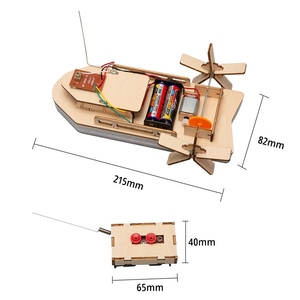 Vapeur à palettes électrique télécommandée bricolage élèves du primaire STEM expérience scientifique faisant <span class=keywords><strong>des</strong></span> jouets d'invention créatifs - Product Image 5