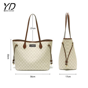 Nuovo semplice 2 pezzi di grande capacità stampato in PVC da <span class=keywords><strong>donna</strong></span> Tote borsa a tracolla firmate <span class=keywords><strong>Shopper</strong></span> di grandi dimensioni Tote Bag - Product Image 6