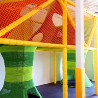 Ropecube Chine Parc d'attractions Escalade Corde Net et Soft Play Constructeurs d'aires de jeux intérieures avec conception personnalisée Installation