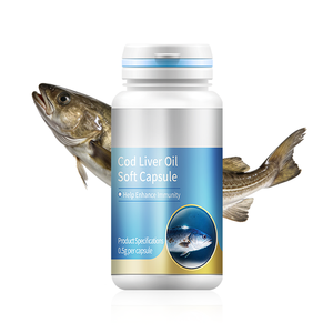 Cápsulas de Aceite de Hígado de Bacalao Marca Changxing, 0.5g, DHA, EPA, Vitamina D, Suplemento Dietético para el Apoyo Inmunológico en Adultos - Product Image 2