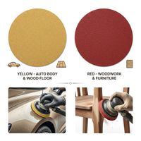 Disque de ponçage auto-agrippant 6 pouces 150 mm en oxyde d'aluminium sans poussière anti-colmatage pour ponçage de parquet