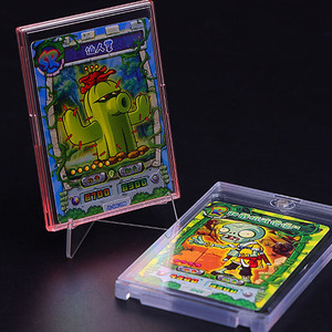 Aimant résistant aux UV Acrylique <span class=keywords><strong>Pokemon</strong></span> Carte de Stockage yugioh Packs magnétique Acrylique Simple TCG Booster Pack vitrine - Product Image 2