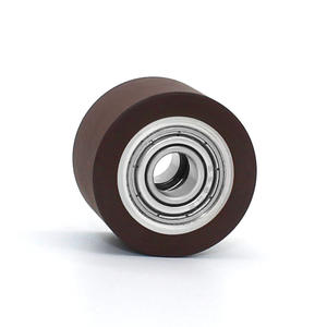 Poulies plates à double roulement 686RS à haute capacité de charge, revêtues de caoutchouc, résistantes à l'usure et silencieuses, vente en gros d'usine (6*22*15mm) - Product Image 4