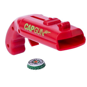 Ouvre-boîte créatif écologique en plastique, lanceur à ressort en forme de pistolet, ensemble d'ustensiles de cuisine - Product Image 4