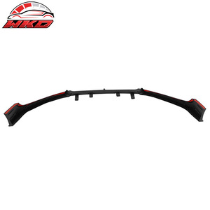 Lèvre de pare-chocs avant pour Honda Accord 2018-2021, style V5, spoiler noir mat en PP, diffuseur 3 pièces, protection de menton - Product Image 5
