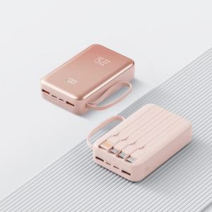 Banco de Energía Portátil Universal de 10000mAh/20000mAh con Carga Rápida PD20W y Cables Integrados para Teléfono - Product Image 5