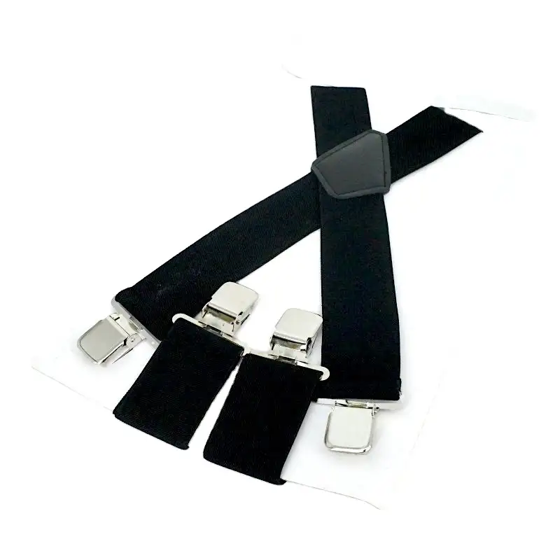 5cm Customized Good Quality Classic 4 Clips Belt Mens Tools Custom Suspenders