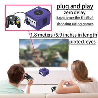 Accessoires de jeu rétro, manette pour Gamecube, manette filaire USB pour Wii, joystick portable à vibration pour NGC GC, contrôleur pour PC