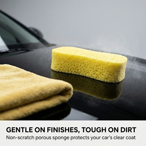 Éponge de lavage de voiture en forme de 8 haute densité LS-P004, grande éponge absorbante en mousse pour nettoyage facile, forme et couleur personnalisables pour voiture - Product Image 4