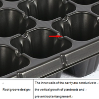 Plateau de germination en plastique pour semis de légumes, 15, 21, 50, 72, 98, 105, 128, 200 cellules, XQ 15
