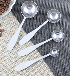 Misurino da caffè 2.5ml 5ml 15ml 30ml in acciaio inossidabile con ampio manico piatto - Product Image 6
