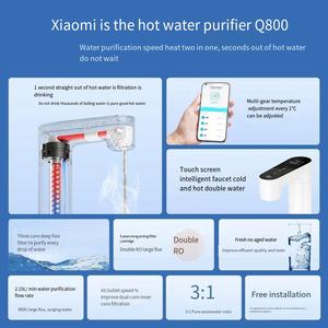 <span class=keywords><strong>Purificador</strong></span> <span class=keywords><strong>de</strong></span> <span class=keywords><strong>Agua</strong></span> Instantáneo Xiaomi Q800 con Ósmosis Inversa RO, Máquina <span class=keywords><strong>de</strong></span> <span class=keywords><strong>Agua</strong></span> Potable Directa, Calentamiento Rápido con 1 Botón, Gran Flujo - Product Image 6