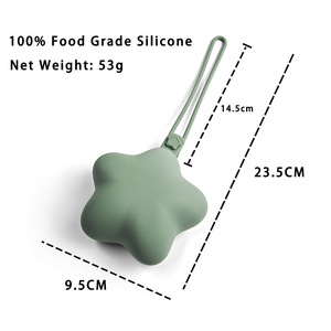Scatola <span class=keywords><strong>Portaciuccio</strong></span> e Porta Massaggiagengive per Passeggino con Catena Anti-Smarrimento e Organizzatore Multiuso Portatile per Viaggi - Product Image 2