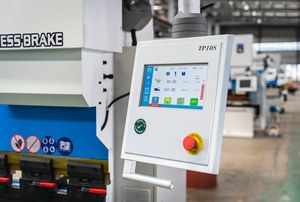 Prensa Plegadora Electrohidráulica CNC 220T 3200mm Cybelec CybTouch 8, Proveedor de Máquinas de Plegado de Chapa Metálica para Placas de Acero, CE ISO - Product Image 2