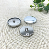 Bouton de vêtement de haute qualité personnalisé avec coque en aluminium recouverte de tissu